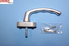 Klamka okienna Secustic Luxemburg F1 srebrne aluminium